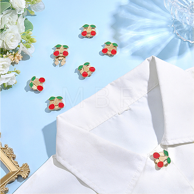 6Pcs Zinc Alloy Cufflinks BUTT-ME0001-53-1