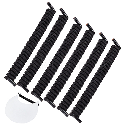 Polyester with Latex Silk Replacement Visor Curl Cord DIY-WH0888-579A-1