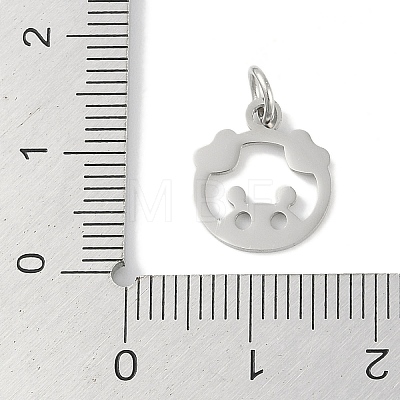 Non-Tarnish 304 Stainless Steel Pendants STAS-L279-001P-10-1