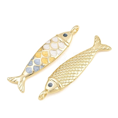 Brass Enamel Pendants KK-CBA3297-05C-G08-1