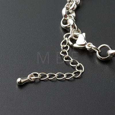 304 Stainless Steel Rolo Chain Bracelet X-AJEW-JB01012-1
