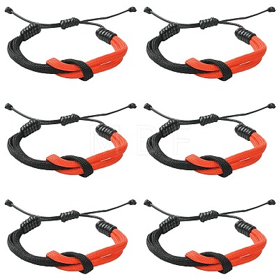 6Pcs Waxed Polyester Cord Bracelets BJEW-YW00018-01-1