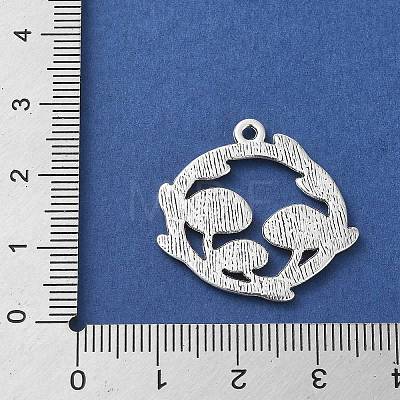 Tibetan Style Alloy Pendants PALLOY-O002-11AS-1