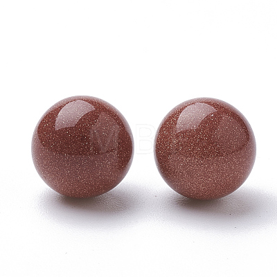 Synthetic Goldstone Beads G-S289-09-10mm-1