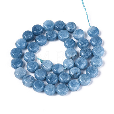 Dyed Natural White Jade Beads Strands G-T143-16E-1