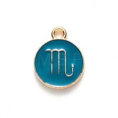 Alloy Enamel Pendants ENAM-S124-01A-05L-1