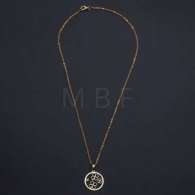 201 Stainless Steel Pendants Necklaces NJEW-S105-JN726-45-2-1