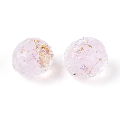 Handmade Foil Glass Beads FOIL-N029-10F-1