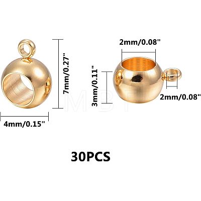 Unicraftale PVD Vacuum Plating 304 Stainless Steel Tube Bails STAS-UN0005-50-1