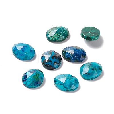 Natural Chrysocolla Cabochons G-A205-02A-1