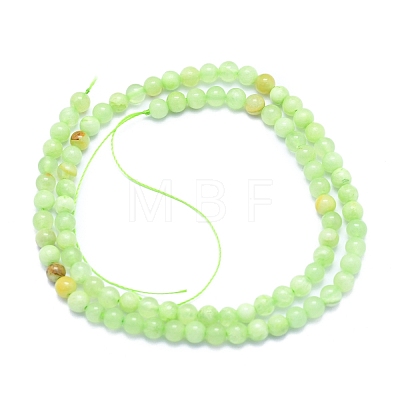 Natural White Jade Beads Strands G-K310-C14-4mm-1