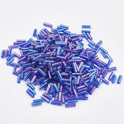 Glass Bugle Beads SEED-E001-5mm-168-1