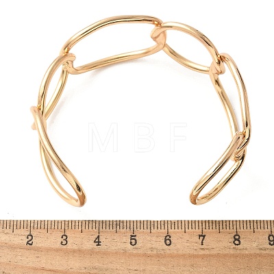 ElectrophoresisIron Cuff Bangles for Women BJEW-M057-06G-1