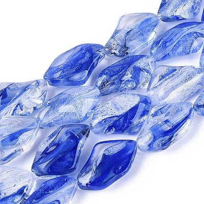 Handmade Lampwork Beads Strands LA-N046-02E-1