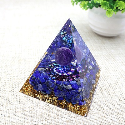 Orgonite Pyramid Resin Energy Generators PW-WGF1481-01-1