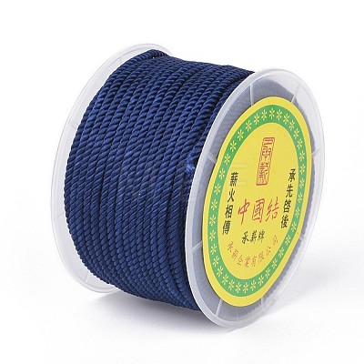 Polyester Milan Cord for DIY Jewelry Craft Making OCOR-F011-D06-1