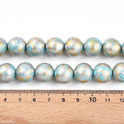 Synthetic Turquoise Beads Strands TURQ-T004-08A-08-1