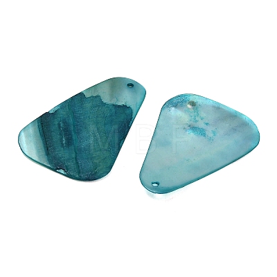 Dyed Natural Shell Pendants SHEL-C010-13E-1