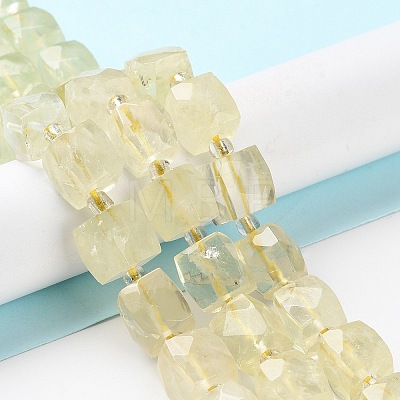 Natural Lemon Quartz Beads Strands G-B065-A10-1