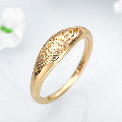 Brass Finger Rings for Women WG5FEDD-01-1