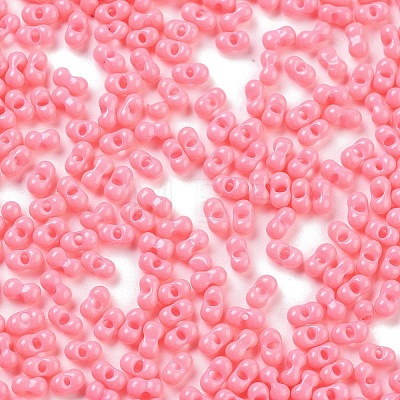 Baking Paint Glass Seed Beads SEED-A033-05I-1