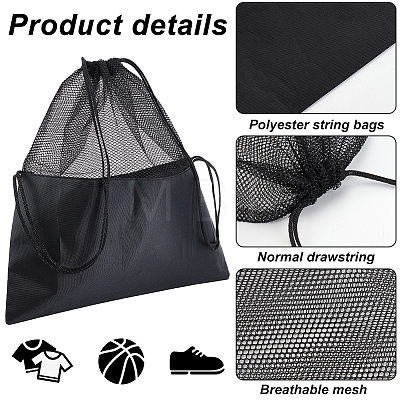 Polyester String Bags AJEW-WH0020-28-1