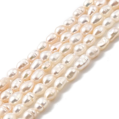 Natural Cultured Freshwater Pearl Beads Strands PEAR-I007-01L-01A-1