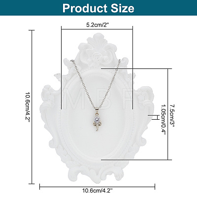 Gesso Jewelry Plate AJEW-WH0314-101-1