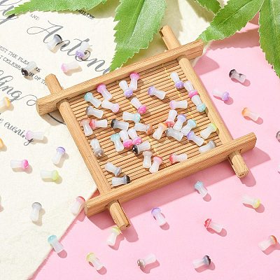 100Pcs Opaque Glass Beads GLAA-CJ0002-01-1