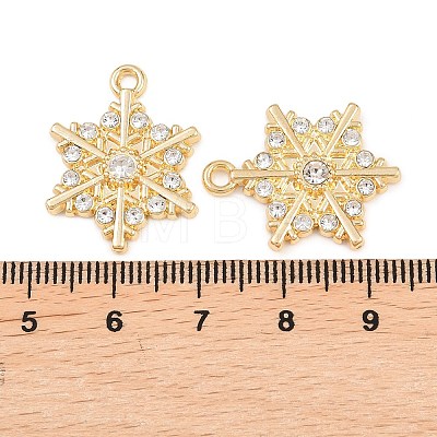 Christmas Alloy Rhinestone Pendants FIND-B059-06G-02-1