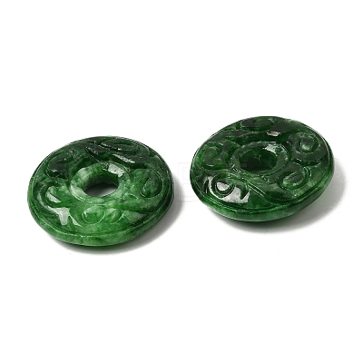 Natural Myanmar Jade Dyed Pendants G-D364-05A-1