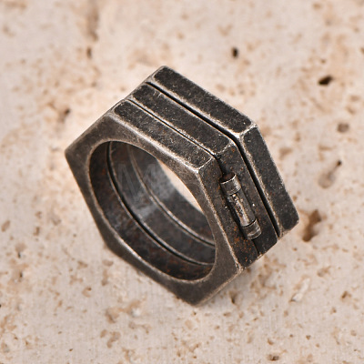 304 Stainless Steel Folding Finger Rings for Men WG34ADE-07-1