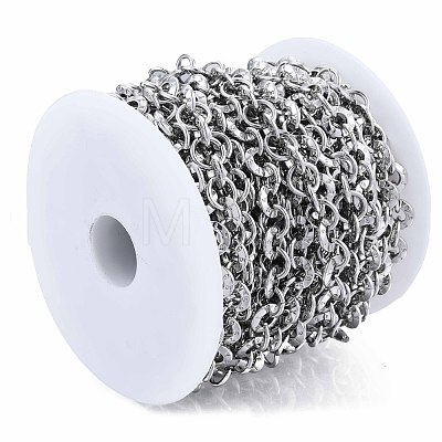 Alloy Ring Link Chains LCHA-N01-08-1