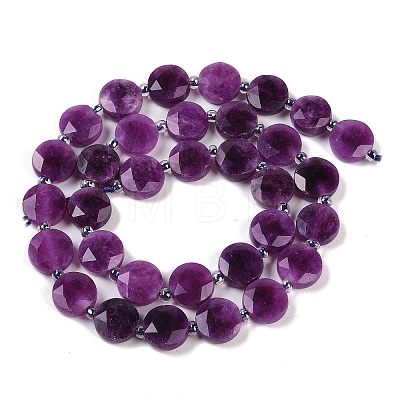 Natural Sugilite Beads Strands G-C116-A33-01-1