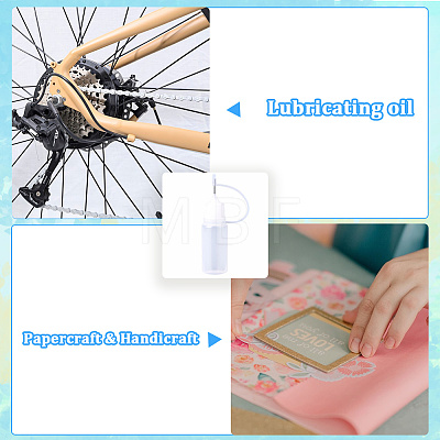 10Pcs Polyethylene(PE) Needle Applicator Tip Bottles TOOL-GF0003-52A-1