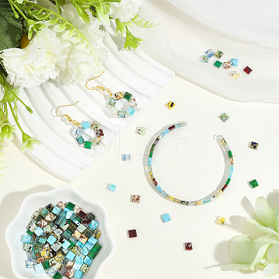 180Pcs 10 Styles Electroplate Glass Seed Beads SEED-PA0001-33-1