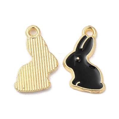 Eco-friendly Alloy Enamel Pendants PALLOY-M212-19G-1