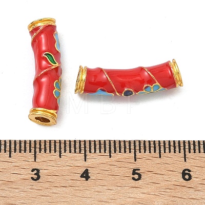 Alloy Enamel Beads ENAM-B037-12G-02-1
