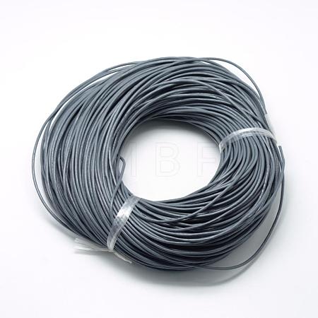 Spray Painted Cowhide Leather Cords WL-R001-2.0mm-06-1