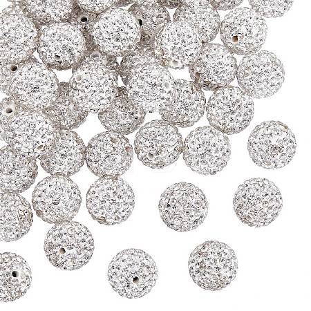 Pave Disco Ball Beads RB-Q195-14mm-001-1