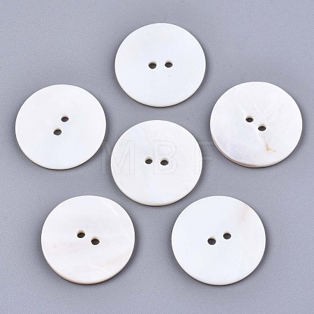 2-Hole Freshwater Shell Buttons SHEL-S276-136D-01-1