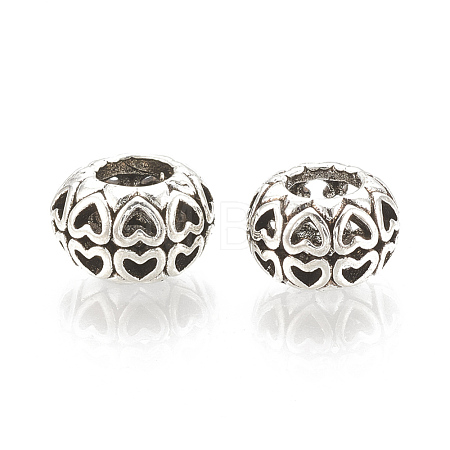Alloy European Beads MPDL-S066-040-1