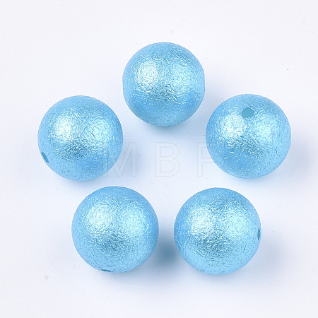 Acrylic Imitation Pearl Beads OACR-T013-01A-01-1