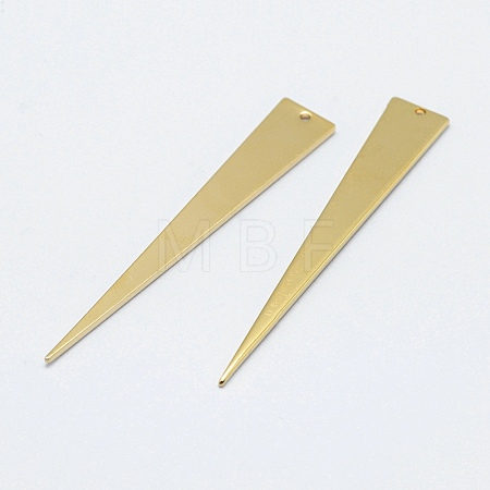 Brass Big Pendants KK-F727-34G-NF-1