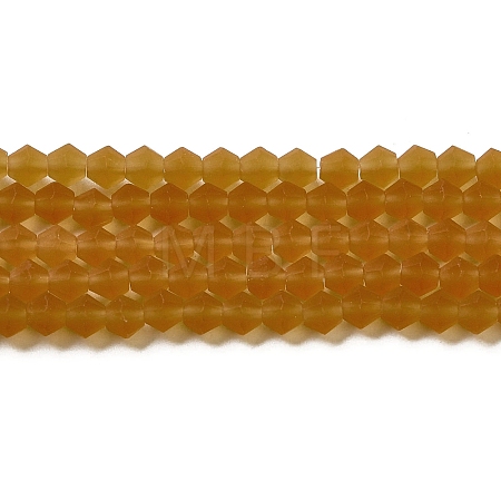 Imitate Austrian Crystal Frosted Glass Beads Strands EGLA-A039-T3mm-MD28-1