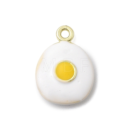 Food Theme Alloy Enamel Pendants FIND-C075-10A-G-1