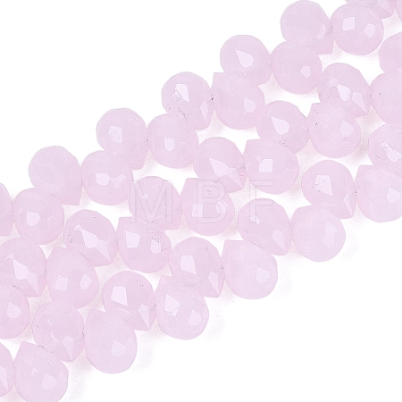 Imitation Jade Glass Beads Strands GLAA-Q116-01A-A03-1