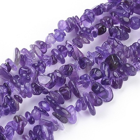 Natural Amethyst Beads Strands F014-1