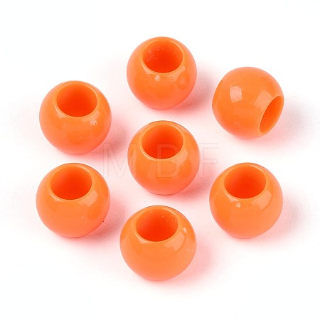 Opaque Acrylic Beads SACR-N018-05D-1