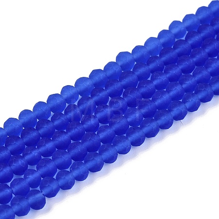 Transparent Glass Beads Strands EGLA-A044-T4mm-MD31-1